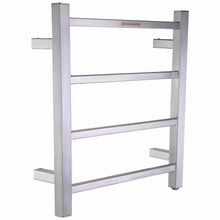Load image into Gallery viewer, Magnus Series 4-Bar Stainless Steel Wall Mounted Electric Towel Warmer Rack in Brushed Nickel- Anzzi