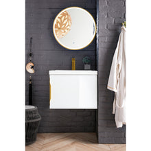 Load image into Gallery viewer, James Martin Columbia 24&quot; Glossy White Single Vanity