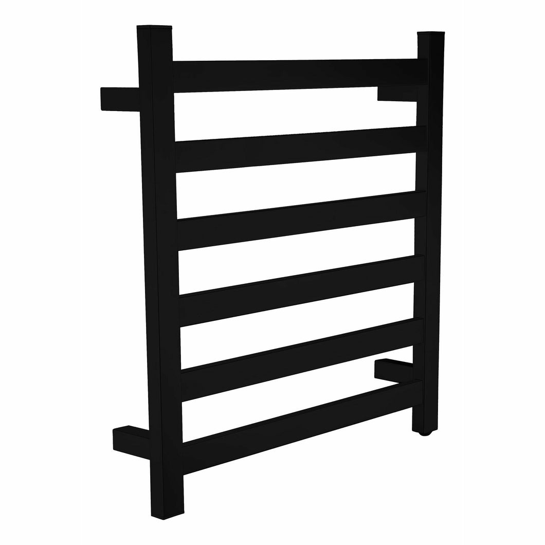 Note 6-Bar Stainless Steel Wall Mounted Towel Warmer in Matte Black- Anzzi