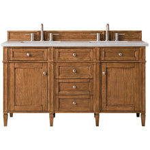 Load image into Gallery viewer, James Martin Brittany 60&quot;  Saddle Brown Double Vanity- James Martin