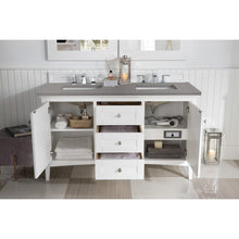 Load image into Gallery viewer, James Martin Palisades 60&quot; Bright White Double Vanity