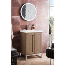 Load image into Gallery viewer, James Martin Chianti 24&quot; Whitewashed Walnut - Brushed Nickel Single Vanity