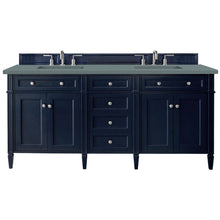 Load image into Gallery viewer, James Martin Brittany 72&quot;  Victory Blue Double Vanity- James Martin