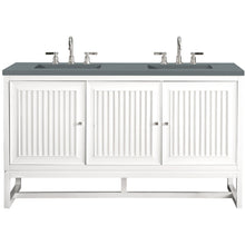Load image into Gallery viewer, James Martin Athens 60&quot; Glossy White Double Vanity- James Martin