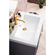 Load image into Gallery viewer, James Martin Alicante&#39; 24&quot; Grey Smoke-Radiant Gold Single Vanity Cabinet