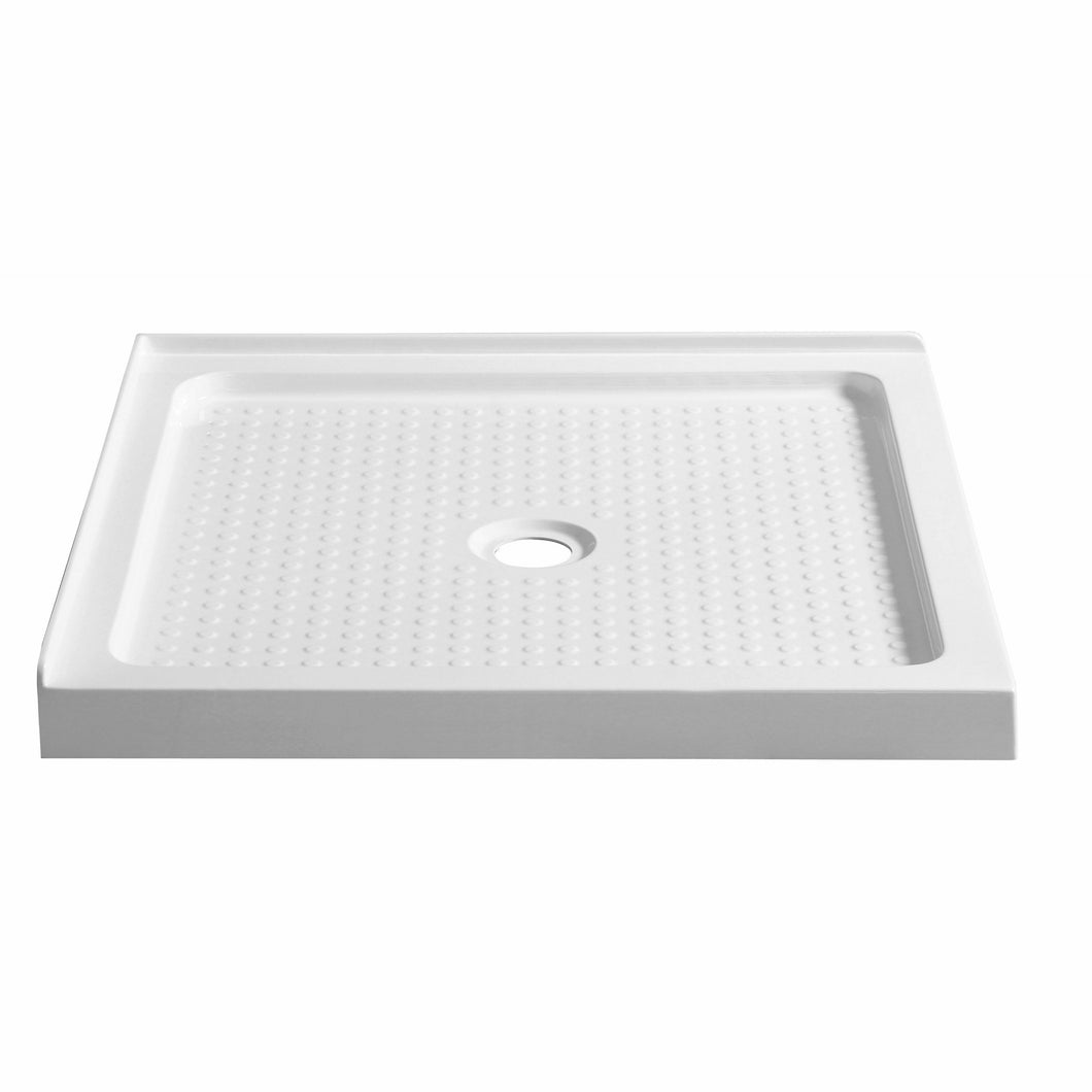 Valley Series 38 in. x 38 in. Shower Base in White- Anzzi