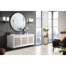 Load image into Gallery viewer, James Martin Athens 60&quot; Glossy White Single Vanity