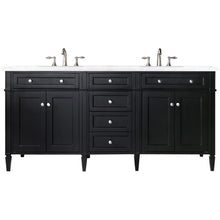Load image into Gallery viewer, James Martin Brittany 72&quot;  Black Onyx Double Vanity- James Martin