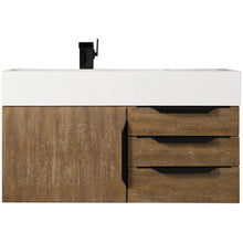 Load image into Gallery viewer, James Martin Mercer Island 36&quot; Latte Oak - Matte Black Single Vanity- James Martin