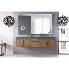 Load image into Gallery viewer, James Martin Mercer Island 72&quot; Latte Oak Double Vanity