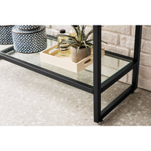 Load image into Gallery viewer, James Martin Boston 39.5&quot; Matte Black Stainless Steel Sink Console