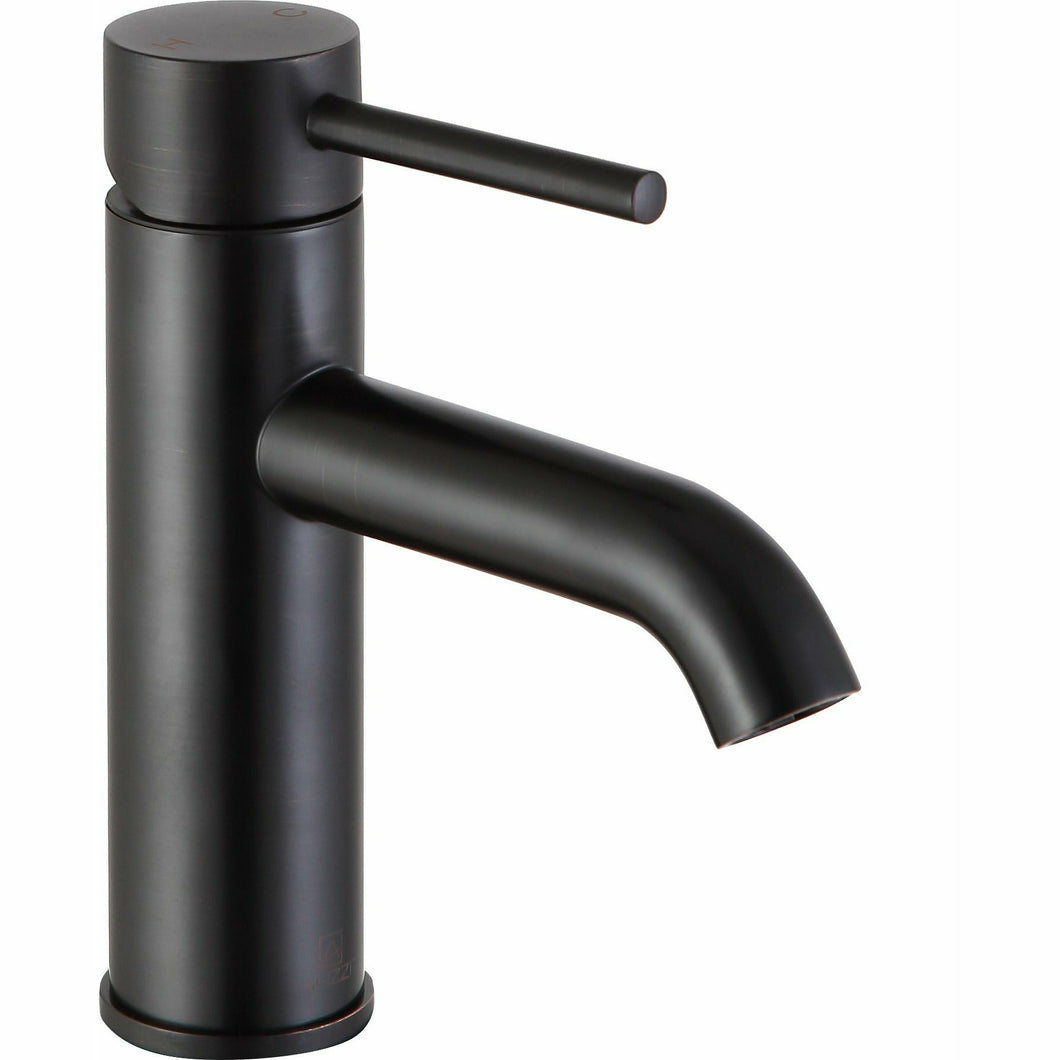 Valle Single Hole Single Handle Bathroom Faucet in Oil Rubbed Bronze- Anzzi