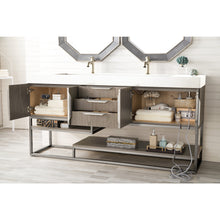 Load image into Gallery viewer, James Martin Columbia 72&quot; Ash Gray Double Vanity