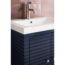 Load image into Gallery viewer, James Martin Linden 24&quot; Navy Blue Single Vanity Cabinet