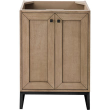 Load image into Gallery viewer, James Martin Chianti 24&quot; Whitewashed Walnut - Matte Black Single Vanity- James Martin