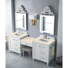 Load image into Gallery viewer, James Martin Copper Cove Encore 86&quot; Bright White Double Vanity Set