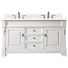 Load image into Gallery viewer, James Martin Brookfield 60&quot; Bright White Double Vanity- James Martin