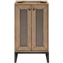 Load image into Gallery viewer, James Martin Chianti 20&quot; Whitewashed Walnut - Matte Black Single Vanity