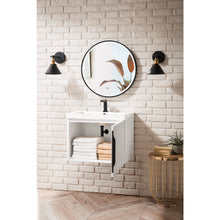 Load image into Gallery viewer, James Martin Columbia 24&quot; Glossy White Single Vanity