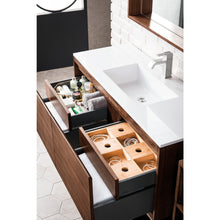 Load image into Gallery viewer, James Martin Milan 47.3&quot; Mid Century Walnut Single Vanity