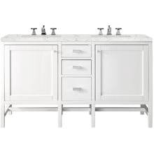 Load image into Gallery viewer, James Martin Addison 60&quot; Glossy White Double Vanity- James Martin