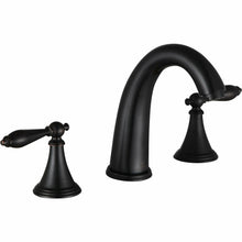 Load image into Gallery viewer, Queen 8 in. Widespread 2-Handle Bathroom Faucet in Oil Rubbed Bronze- Anzzi