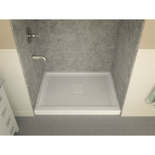 Load image into Gallery viewer, Fissure Series 48 in. x 36 in. Shower Base in White- Anzzi
