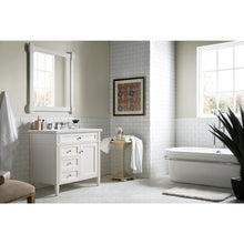 Load image into Gallery viewer, James Martin Brittany 36&quot;Bright White Single Vanity