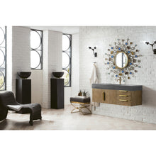 Load image into Gallery viewer, James Martin Mercer Island 48&quot; Latte Oak - Radiant Gold Single Vanity