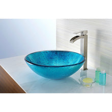 Load image into Gallery viewer, Tereali Series Deco-Glass Vessel Sink in Blue Ice- Anzzi