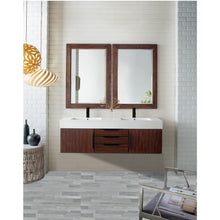 Load image into Gallery viewer, James Martin Mercer Island 59&quot; Coffee Oak - Matte Black Double Vanity