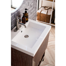 Load image into Gallery viewer, James Martin Columbia 24&quot; Coffee Oak - Brushed Nickel Single Vanity