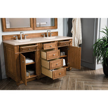 Load image into Gallery viewer, James Martin Bristol 60&quot; Saddle Brown Double Vanity