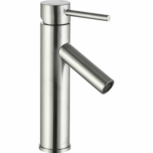 Valle Single Hole Single Handle Bathroom Faucet in Brushed Nickel- Anzzi