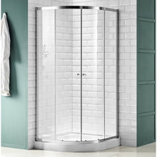 Load image into Gallery viewer, Mare 35 in. x 76 in. Framed Shower Enclosure with TSUNAMI GUARD in Polished Chrome- Anzzi