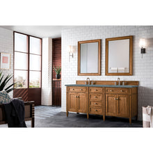 Load image into Gallery viewer, James Martin Brittany 72&quot;  Saddle Brown Double Vanity