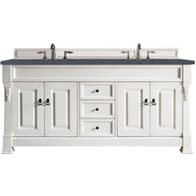 Load image into Gallery viewer, James Martin Brookfield 72&quot; Bright White Double Vanity- James Martin