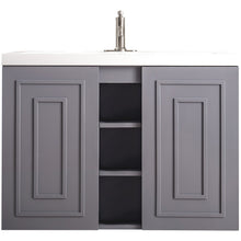Load image into Gallery viewer, James Martin Alicante&#39; 39.5&quot; Grey Smoke Single Vanity Cabinet- James Martin