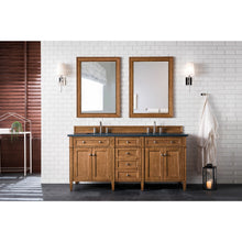 Load image into Gallery viewer, James Martin Brittany 72&quot;  Saddle Brown Double Vanity
