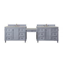 Load image into Gallery viewer, James Martin Copper Cove Encore 122&quot; Silver Gray Double Vanity Set- James Martin