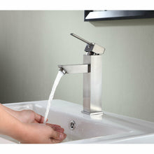 Load image into Gallery viewer, Pygmy Single Hole Single Handle Bathroom Faucet in Brushed Nickel- Anzzi