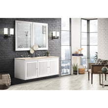 Load image into Gallery viewer, James Martin Athens 60&quot; Glossy White Double Vanity