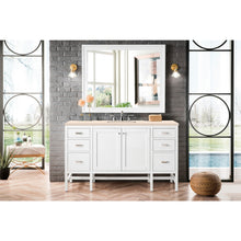 Load image into Gallery viewer, James Martin Addison 60&quot; Glossy White Single Vanity