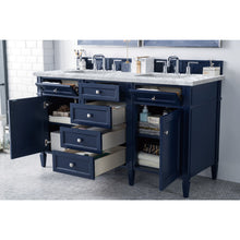 Load image into Gallery viewer, James Martin Brittany 60&quot;  Victory Blue Double Vanity