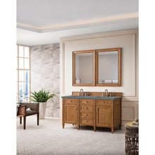 Load image into Gallery viewer, James Martin Brittany 60&quot;  Saddle Brown Double Vanity