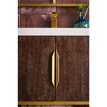 Load image into Gallery viewer, James Martin Columbia 31.5&quot; Coffee Oak - Radiant Gold Single Vanity