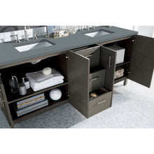 Load image into Gallery viewer, James Martin Metropolitan 72&quot; Silver Oak Double Vanity