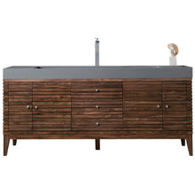 Load image into Gallery viewer, James Martin Linear 72&quot; Mid Century Walnut Single Vanity- James Martin