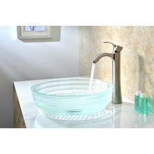 Load image into Gallery viewer, Canta Series Deco-Glass Vessel Sink in Lustrous Translucent Crystal- Anzzi