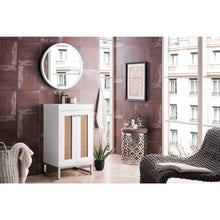 Load image into Gallery viewer, James Martin Chianti 20&quot; Glossy White - Brushed Nickel Single Vanity
